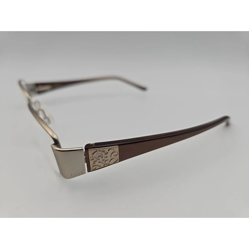 ELLE‎ EL18758 Color LB Womens Oval Half Rim Eyeglasses 51-18-130 (Frames Only)